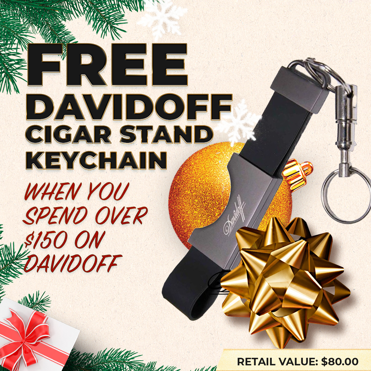 Free Davidoff Cigar Rest Keychain